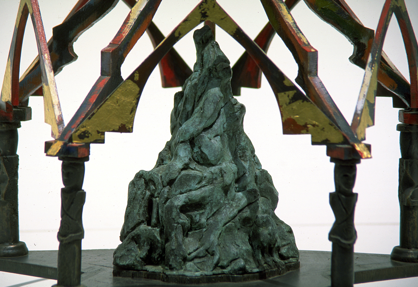 Silence of the Mountain One, 1990, sculpture by Adrian Mauriks.